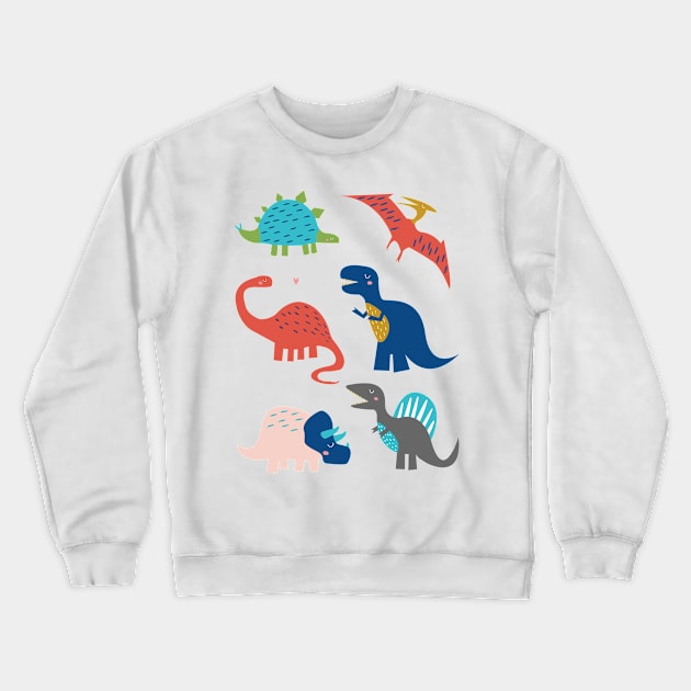 Our favorite dinosaurs Crewneck Sweatshirt by spaghettis